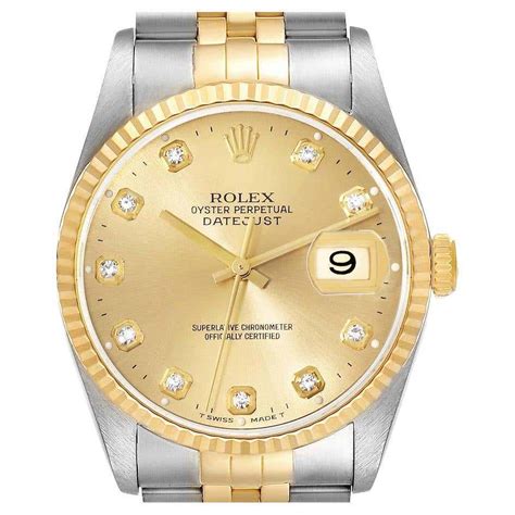 rolex champagne strped dial|rolex 16233 price list.